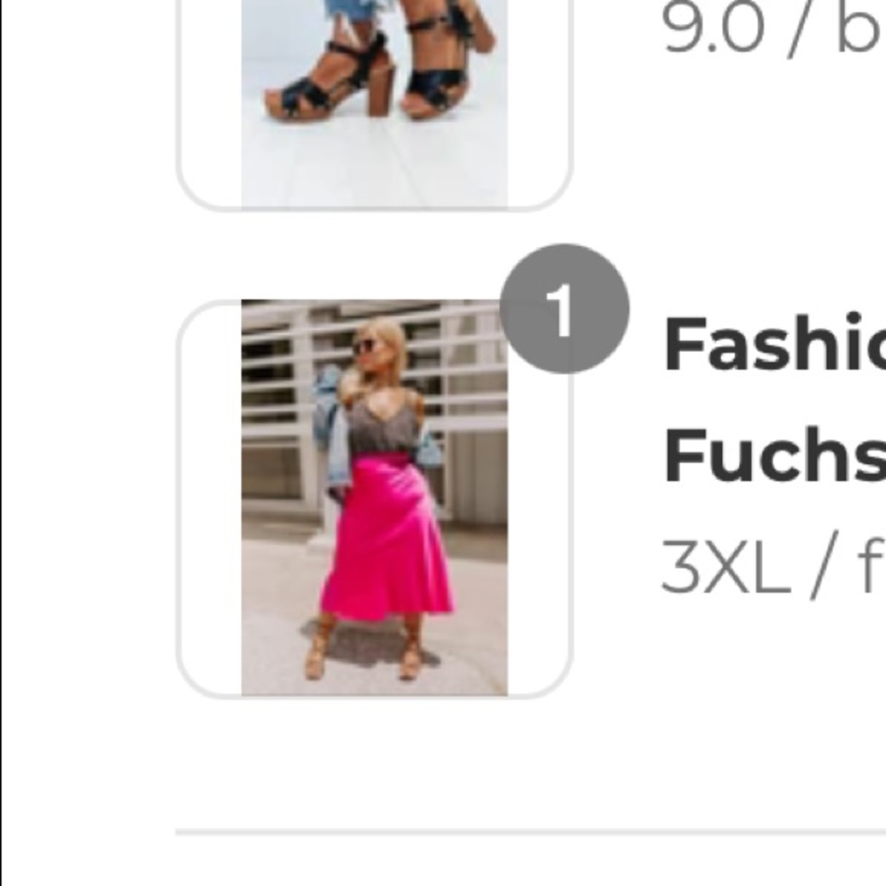 3XL Impressions Satin Skirt